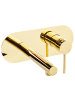 Beliani Wasserhähne CLAVIJO in Gold - (W) 26 x (H) 10 x (L) 20 cm