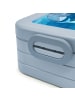 Mr. & Mrs. Panda Lunchbox Walfisch Thunfisch Design mit Spruch in Blau Pastell