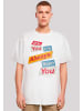 F4NT4STIC Oversize T-Shirt Sex Education It Always Been You in weiß