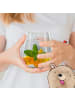 Mr. & Mrs. Panda Glas Kaktus Luftballon mit Spruch in Transparent
