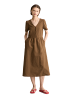 Marc O'Polo DENIM Kleid regular in Umbra Brown