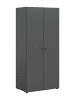 ebuy24 Kleiderschrank Darwin Anthrazit 80 x 51 cm