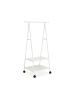 relaxdays Kleiderständer in Weiß - (B)55 x (H)160 x (T)42 cm