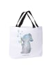 Mr. & Mrs. Panda Shopping Bag Elefant Seifenblasen ohne Spruch in Weiß