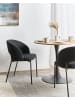Beliani 2er-Set Esszimmerstuhl PENNY in Schwarz