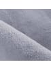 KADIMA DESIGN Teppich Kurzflor Uni-Look Polyester Wohnzimmer waschbar in Grau