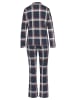 S. Oliver Pyjama in navy-kariert