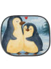 Mr. & Mrs. Panda Sonnenschutz Pinguin umarmen Design ohne Spruch in Weiß