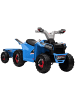 HOMCOM 6V Kinderquad Kinder 1,5-3 Jahre Blau