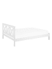 Beliani Doppelbett TANNAY in Weiß - (W) 189 x (H) 90 x (L) 208 cm