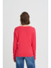 ICHI Strickpullover langarm IHSELLA Loose fit in Teaberry