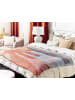 Beliani Kuscheldecke RESHA in Bunt/Blau/Rosa - (W) 130 x (H) 1 x (L) 170 cm