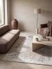KADIMA DESIGN Teppich Kurzflor Abstrakt pflegeleicht Wohnzimmer Schlafzimmer Flur in Grau