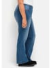 sheego Bootcut-Jeans in dark blue Denim