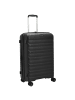 D&N Travel Line 4700+ - 4-Rollen-Trolley M 68 cm erw. (schwarz) in schwarz
