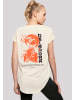 F4NT4STIC Long Cut T-Shirt Geishora Japan Streetstyle in Whitesand