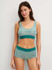Calida Bustier in north sea green