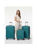Check.In Paradise 2.0 4 Rollen Kofferset 3-teilig mit Dehnfalte in smaragd green