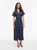 Vila Maxikleid in Dark Blue Denim