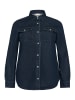KAFFE curve Jeanshemd KCelisa Regular fit in Dark Blue Denim