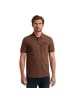 PME Legend Poloshirt SHORT SLEEVE POLO AMERICAN CLASSIC in Braun