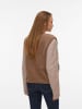 Vero Moda Teddyfell Weste in Fossil