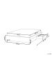 Beliani Doppelbett PRADES in Grau - (W) 149 x (H) 32 x (L) 211 cm