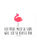 Mr. & Mrs. Panda Blechschild Flamingo Stolz mit Spruch in Weiß