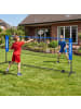 relaxdays Badmintonnetz in Blau/ Schwarz - 4 Meter
