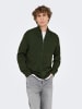 ONLY & SONS Strickjacke in Olive Night