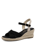 Tamaris Sandalette in schwarz