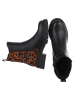 Ital-Design High Heel in Schwarz und Leo