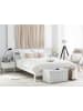 Beliani Doppelbett GIULIA in Weiß - (W) 185 x (H) 86 x (L) 213 cm