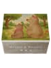 Mr. & Mrs. Panda Geschenkbox Bär Kind Design ohne Spruch in Weiß