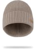 normani Merinowoll-Mütze glatt Yuma in Beige