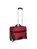 Dermata 2 Rollen Businesstrolley 41 cm Laptopfach rot
