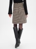Franco Callegari Minirock in schwarz beige