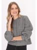 DreiMaster Damen Pullover in Grau Melange