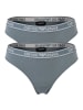 Emporio Armani Slip 2er Pack in Blau