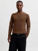 Jack & Jones Strickpullover in Cocoa