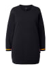 Ulla Popken Sweatshirt in schwarz