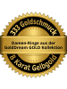 GoldDream Goldring 333 Gelbgold - 8 Karat, 3er Zirkonia Größe 60 (19,1)