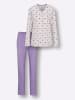 WITT WEIDEN Schlafanzug in ecru-lavendel-bedruckt