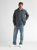 Petrol Industries Fischgrat-Overshirt aus Baumwolle steelline in Blau