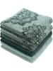 Erwin Müller Frottier, Jacquard Handtuch 4er-Pack Bühl in jade/oliv