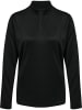 Hummel Sweatshirt Mit Kurzem Reißverschluss Hmlactive Pl Half Zip Woman in BLACK