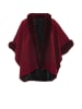 fraully Poncho in Rot