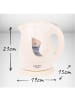Adler Europe Adler AD 08 Wasserkocher 850 W - 1 L, 360° drehbar, Beige in Beige