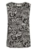 Kaffe Ärmellose Bluse KAamber Regular fit in Black Chalk Paisley
