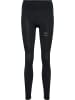 Hummel Hummel Leggings Hmlongrid Multisport Damen in JET BLACK/FORGED IRON